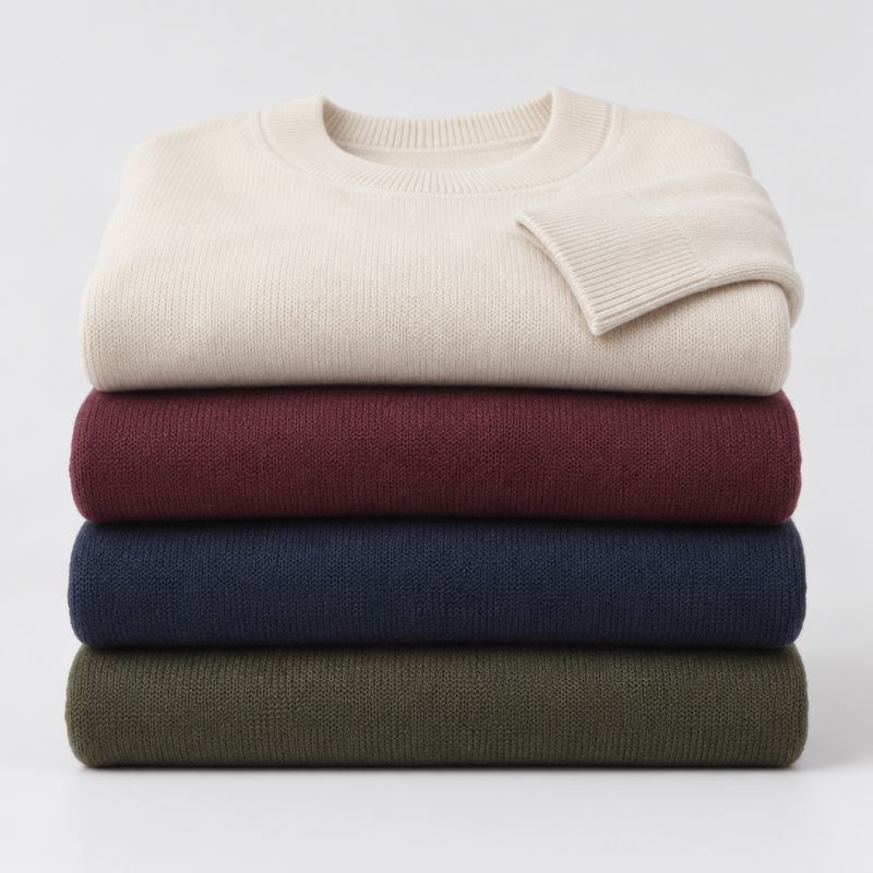 Heavyweight Crewneck in oxblood