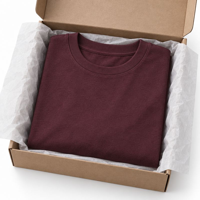 Heavyweight Crewneck in oxblood